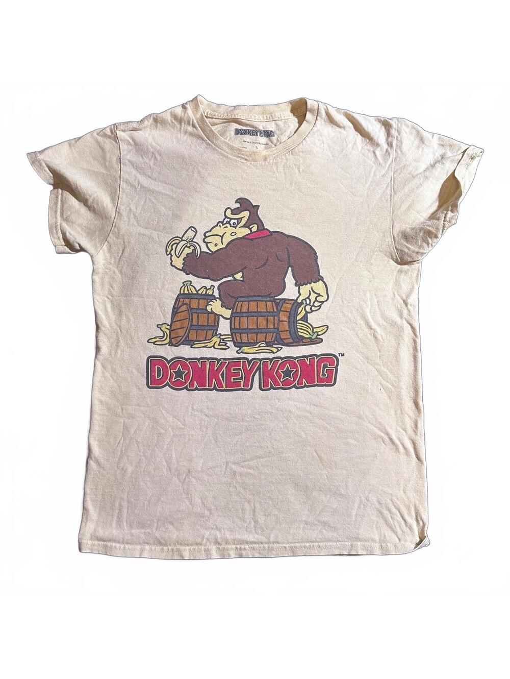 Nintendo Donkey Kong Small Yellow Tee Shirt